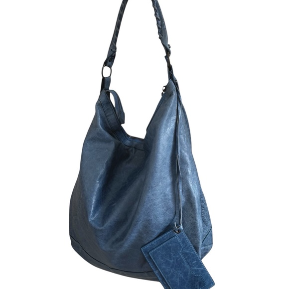 Marine Balenciaga city day hobo bag - Picture 6 of 10